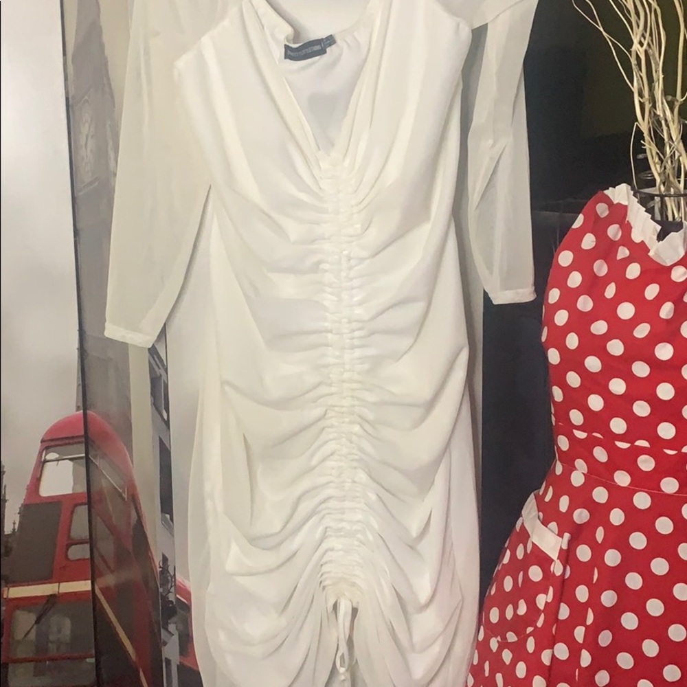 Pretty little thing white dress